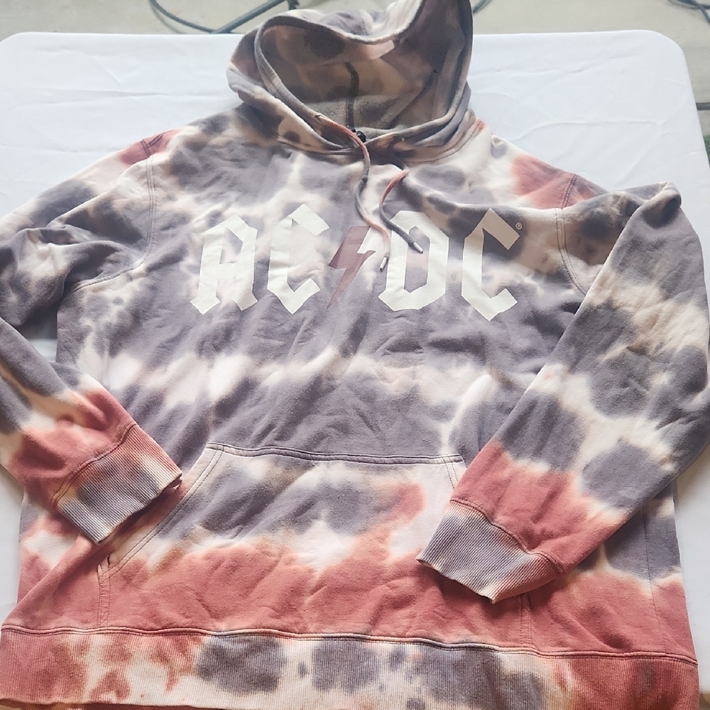AC/DC Multicolor Tie-Dye Hoodie